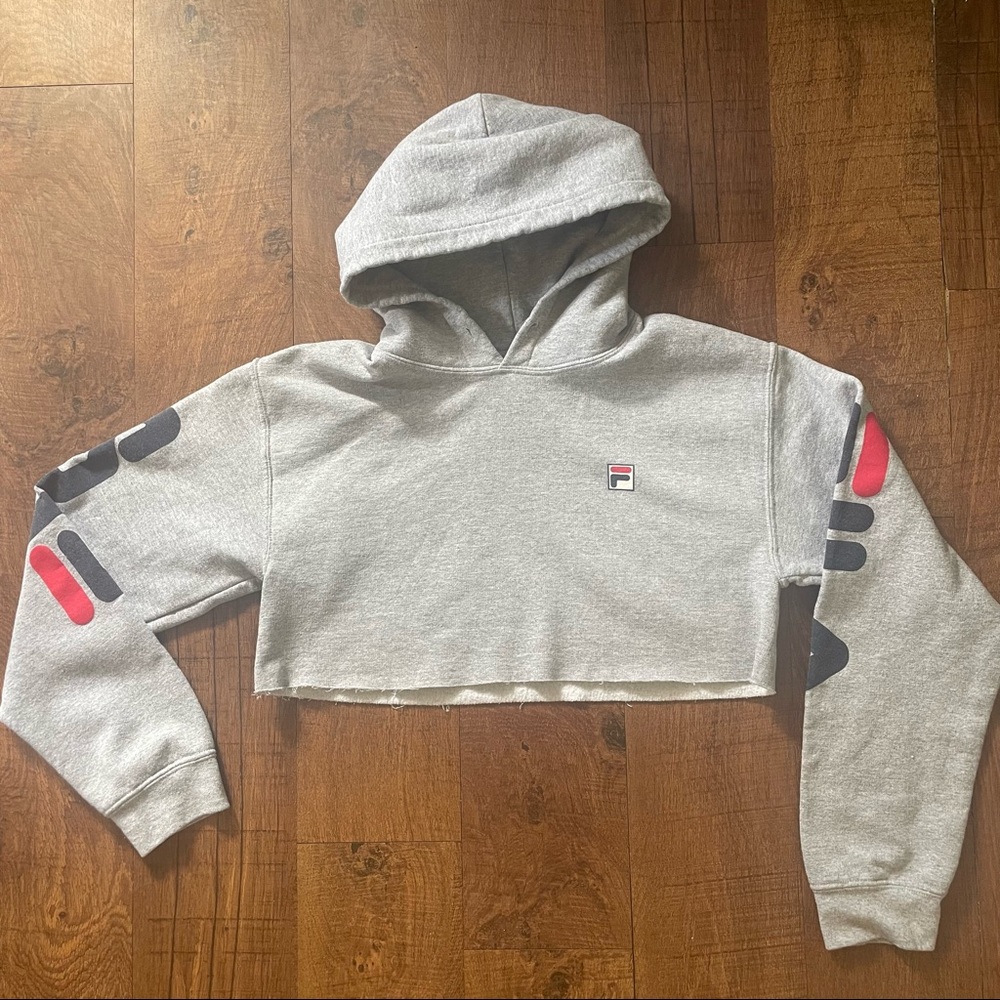 Fila cropped hoodie